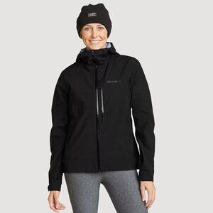 Eddie Bauer Cloud Cap 3L Waterproof Rain Jacket Black Large Tall